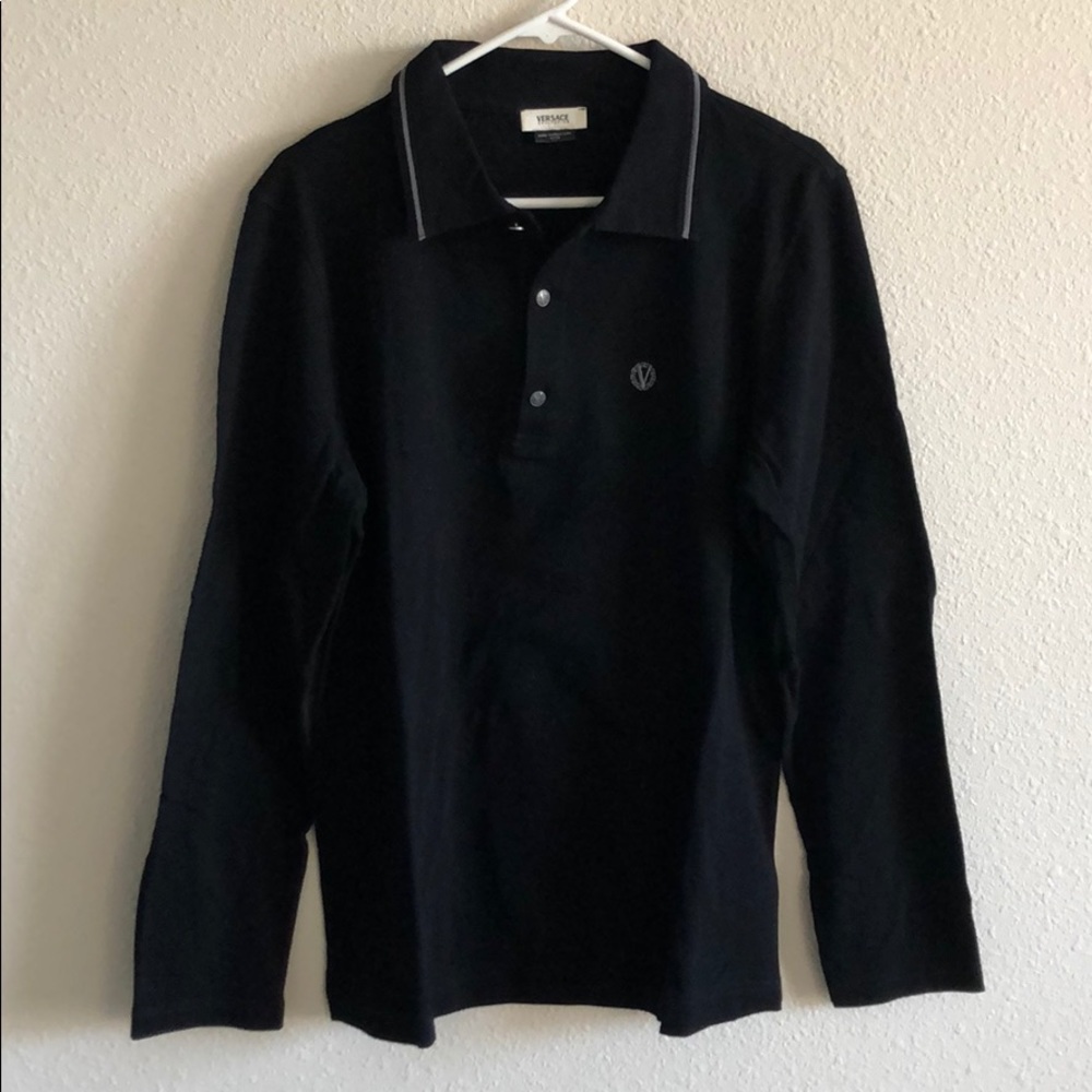 Versace Collection Long Sleeve polo
